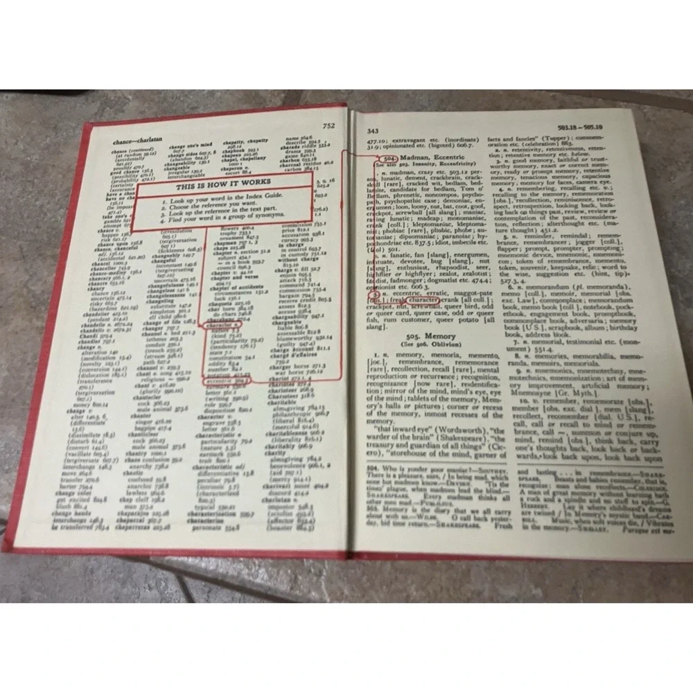 Roget's International Thesaurus, 1946, Rare Edition Thomas Y Crowell (1960) HC‎